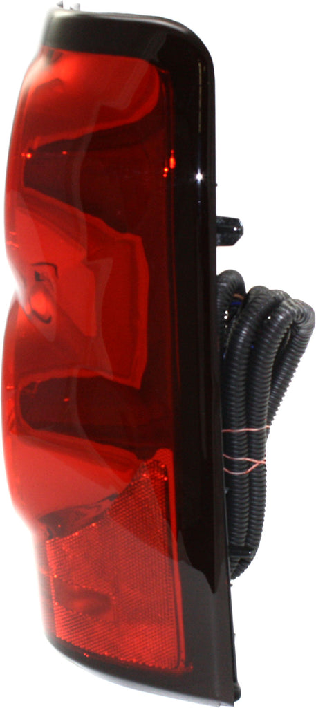 New Tail Light Direct Replacement For SILVERADO 04-06 TAIL LAMP RH, Assembly, Halogen, w/ Blk Trim, Fleetside, Includes 2007 Classic GM2801174 19169005
