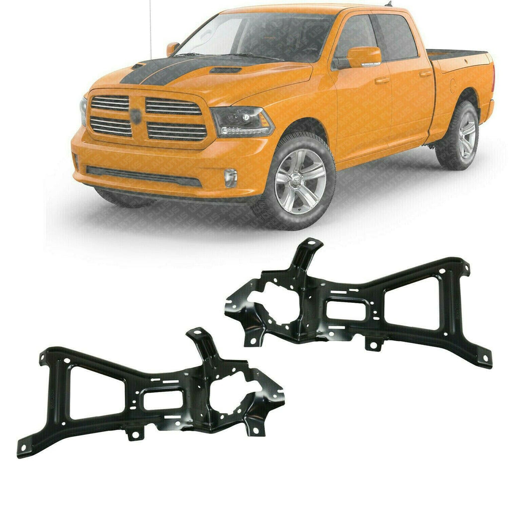 Front Bumper Bracket Set Left and Right Side For 2015-2018 Ram 1500