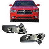 Set of 2 Front Bumper Brackets Steel LH & RH Side For 2011-2014 Dodge Charger