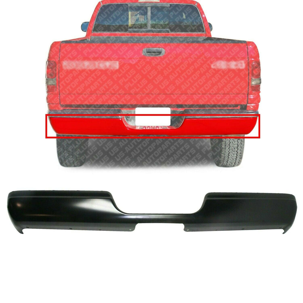 Rear Step Bumper Face Bar For 1994-2001 Dodge Ram 1500 / 1994-2002 2500 3500