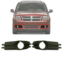 Load image into Gallery viewer, Front Fog Light Trim Left and Right Side Plastic For 2008-10 Dodge Grand Caravan