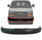 Front Bumper Face Bar Primed For 03-19 Chevy Express & GMC Savana 1500 2500 3500