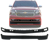 Front Bumper Molding & Lower Valance Textured For 2015-2020 Chevrolet Suburban