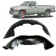 Load image into Gallery viewer, Front Fender Liner LH+RH For 2001-06 Chevrolet Silverado/GMC Sierra 2500HD 3500