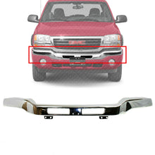 Load image into Gallery viewer, Front Bumper Chrome Face Bar For 2003-2006 GMC Sierra Truck 1500 2500HD 3500