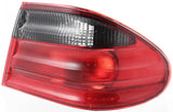 New Tail Light Direct Replacement For E-CLASS 00-02 TAIL LAMP RH, Outer, Sedan, Lens and Housing, Red and Smoke, Avantgarde Pkg. MB2801109 2108208464