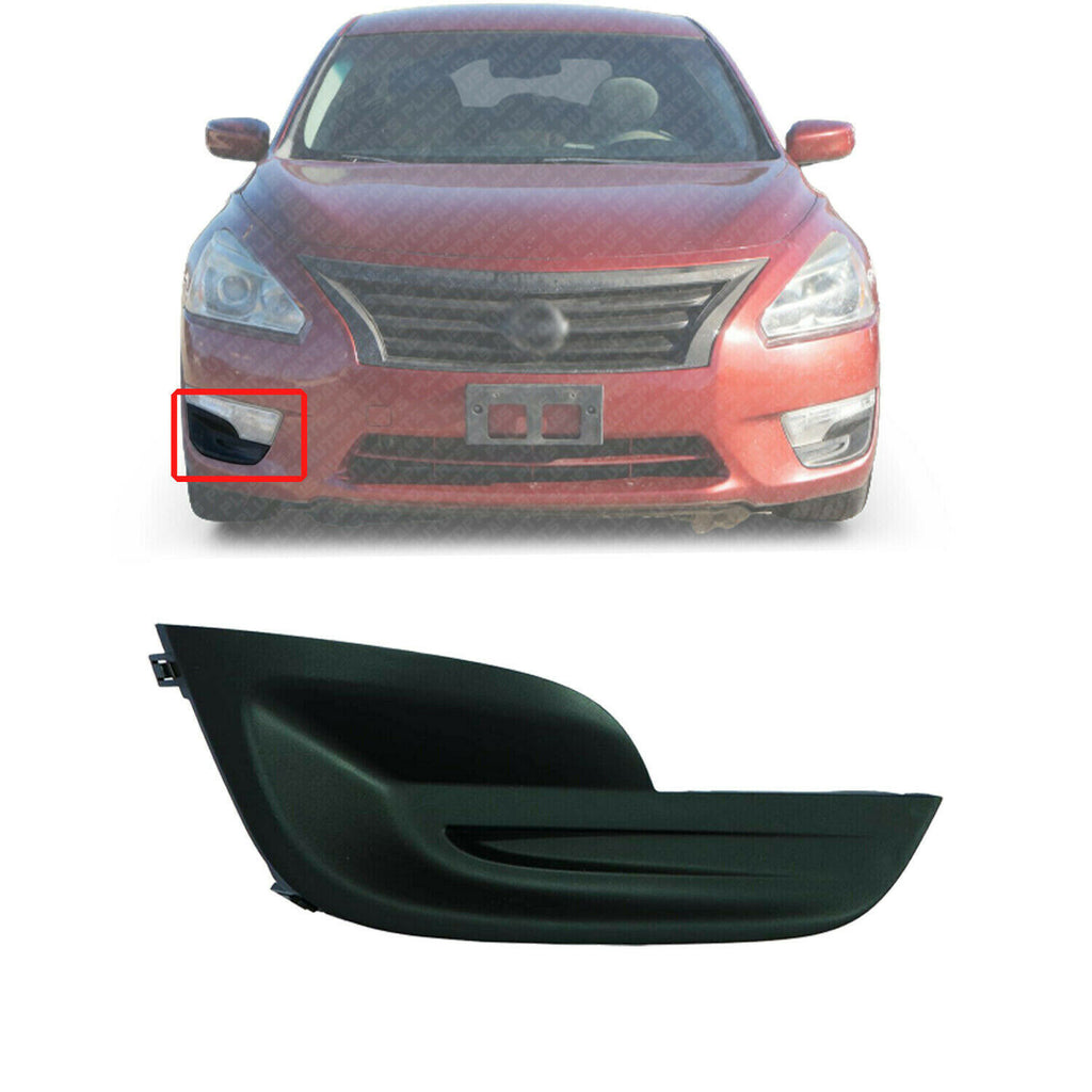 Front Right Passenger Side Fog Lamp Cover Textured For 2013-2015 Nissan Altima