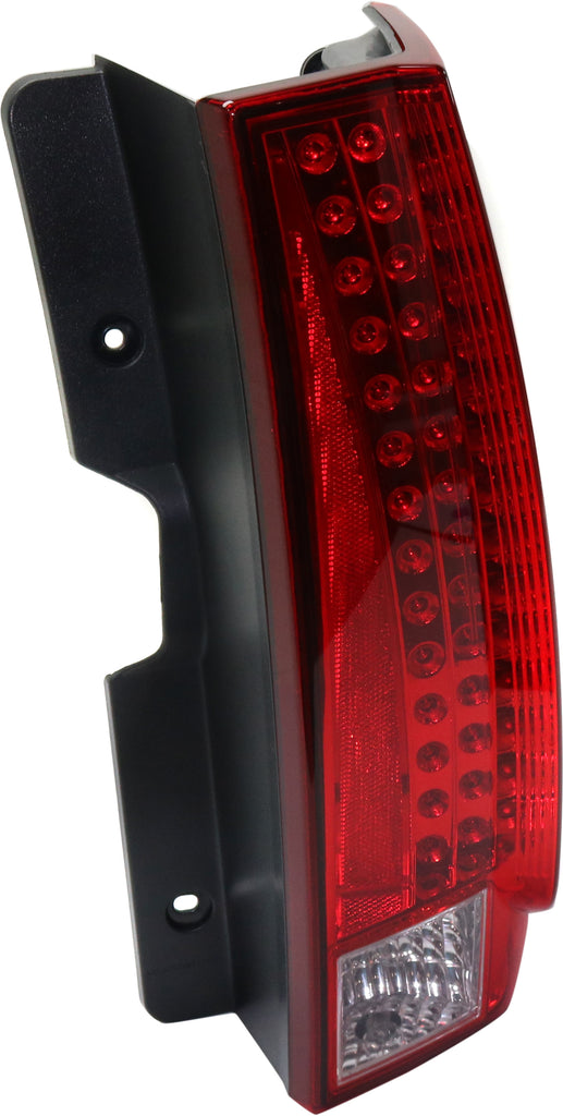 New Tail Light Direct Replacement For ESCALADE/ESCALADE ESV 07-14 TAIL LAMP RH, Assembly, LED, Red and Clear Lens, (Escalade ESV, Base Model) - CAPA GM2801232C 22884388