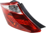 New Tail Light Direct Replacement For ACCORD 08-10 TAIL LAMP LH, Assembly, Coupe HO2800171 33550TE0A01