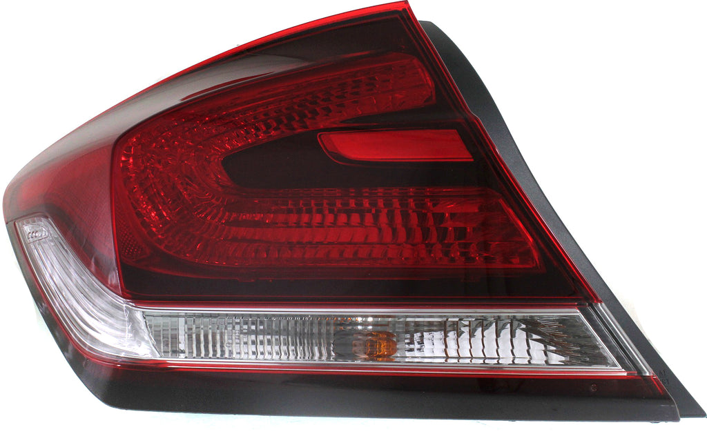 New Tail Light Direct Replacement For CIVIC 13-15 TAIL LAMP LH, Outer, Assembly, Sedan - CAPA HO2804102C 33550TR0A51