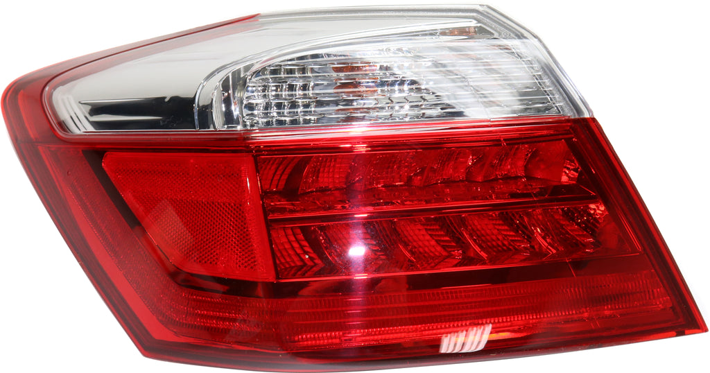 New Tail Light Direct Replacement For ACCORD 13-15 TAIL LAMP LH, Outer, Assembly, EX-L/Touring Models, (Exc. Hybrid Model), Sedan - CAPA HO2804103C 33550T2AA12