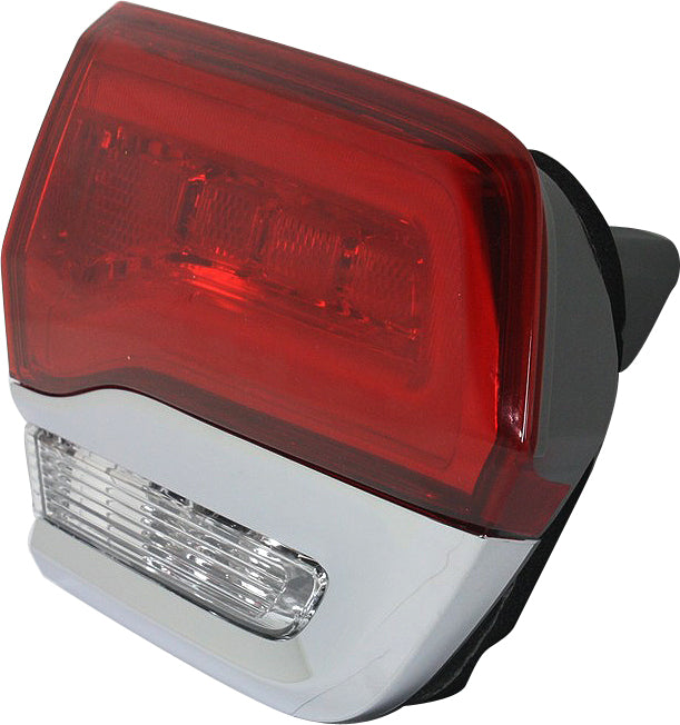 New Tail Light Direct Replacement For GRAND CHEROKEE WK 14-22 TAIL LAMP LH, Inner, Assy, Laredo/Limited/Overland/Summit Models, w/ Chrome Trim - CAPA CH2802105C 68110047AH