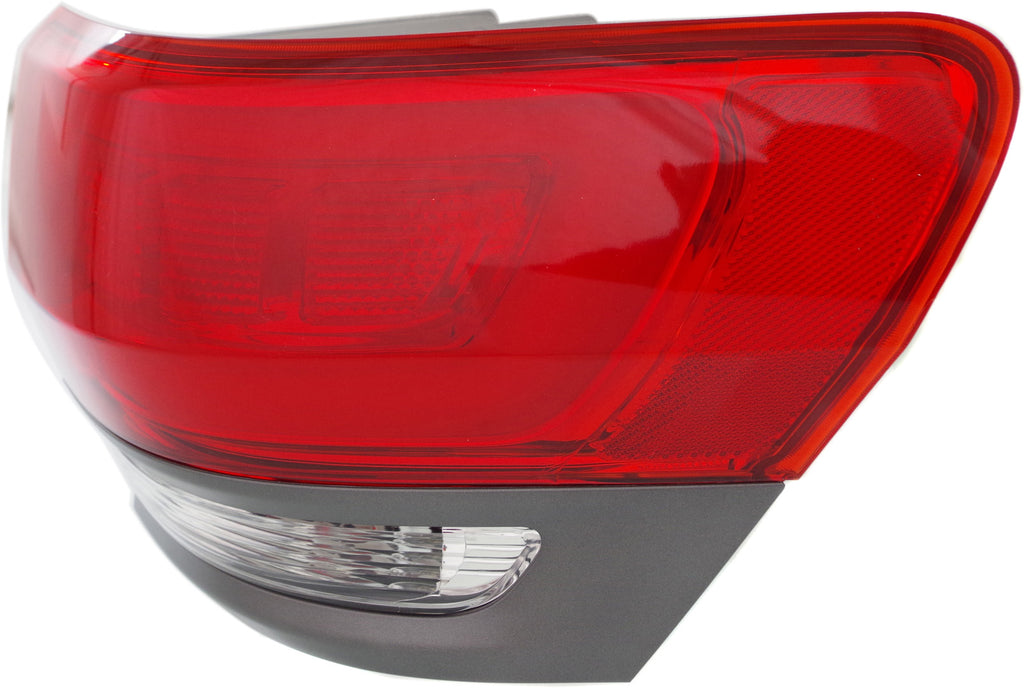 New Tail Light Direct Replacement For GRAND CHEROKEE WK 14-22 TAIL LAMP RH, Outer, Assy, (Exc. SRT/Trailhawk/Trackhawk Models), w/ Gray Trim - CAPA CH2805110C 68236104AC