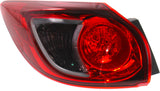 New Tail Light Direct Replacement For CX-5 13-16 TAIL LAMP LH, Outer, Assembly, Halogen - CAPA MA2804111C KD3351160D