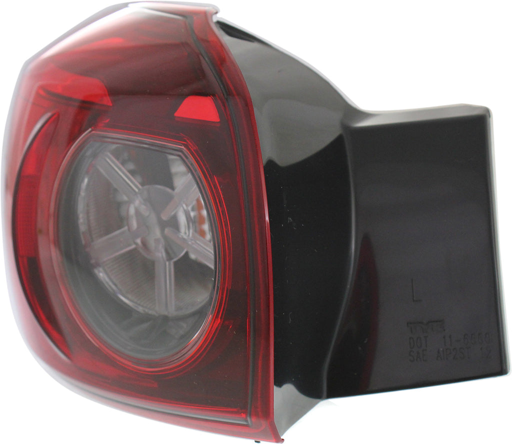 New Tail Light Direct Replacement For MAZDA 3 14-18 TAIL LAMP LH, Outer, Assembly, Halogen, Hatchback, (Mexico, 17-18)/Japan Built Vehicle - CAPA MA2804115C BHP151160C