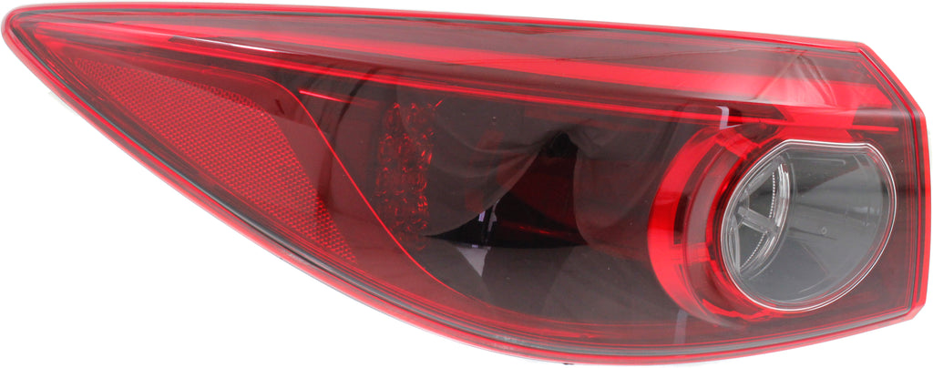 New Tail Light Direct Replacement For MAZDA 3 14-14 TAIL LAMP LH, Outer, Assembly, LED, To 3-31-14, Sedan - CAPA MA2804114C BHN251160E