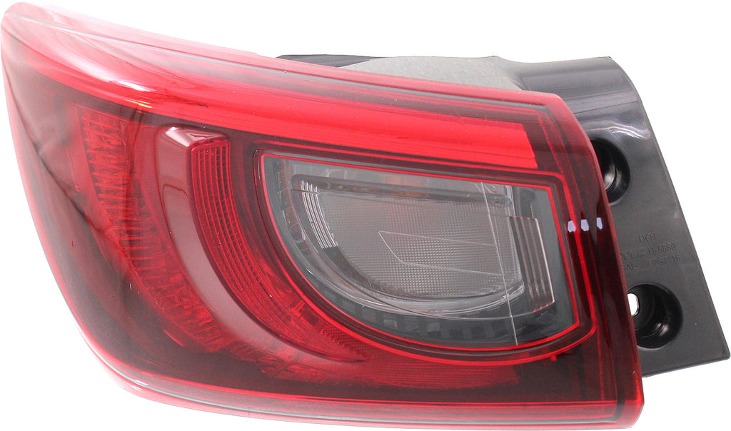New Tail Light Direct Replacement For CX-3 16-22 TAIL LAMP LH, Outer, Assembly, Bulb Type MA2804120 DB4G51160