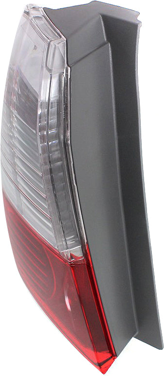 New Tail Light Direct Replacement For FIT 09-14 TAIL LAMP LH, Assembly, Red and Clear Lens HO2800176 33550TK6A01