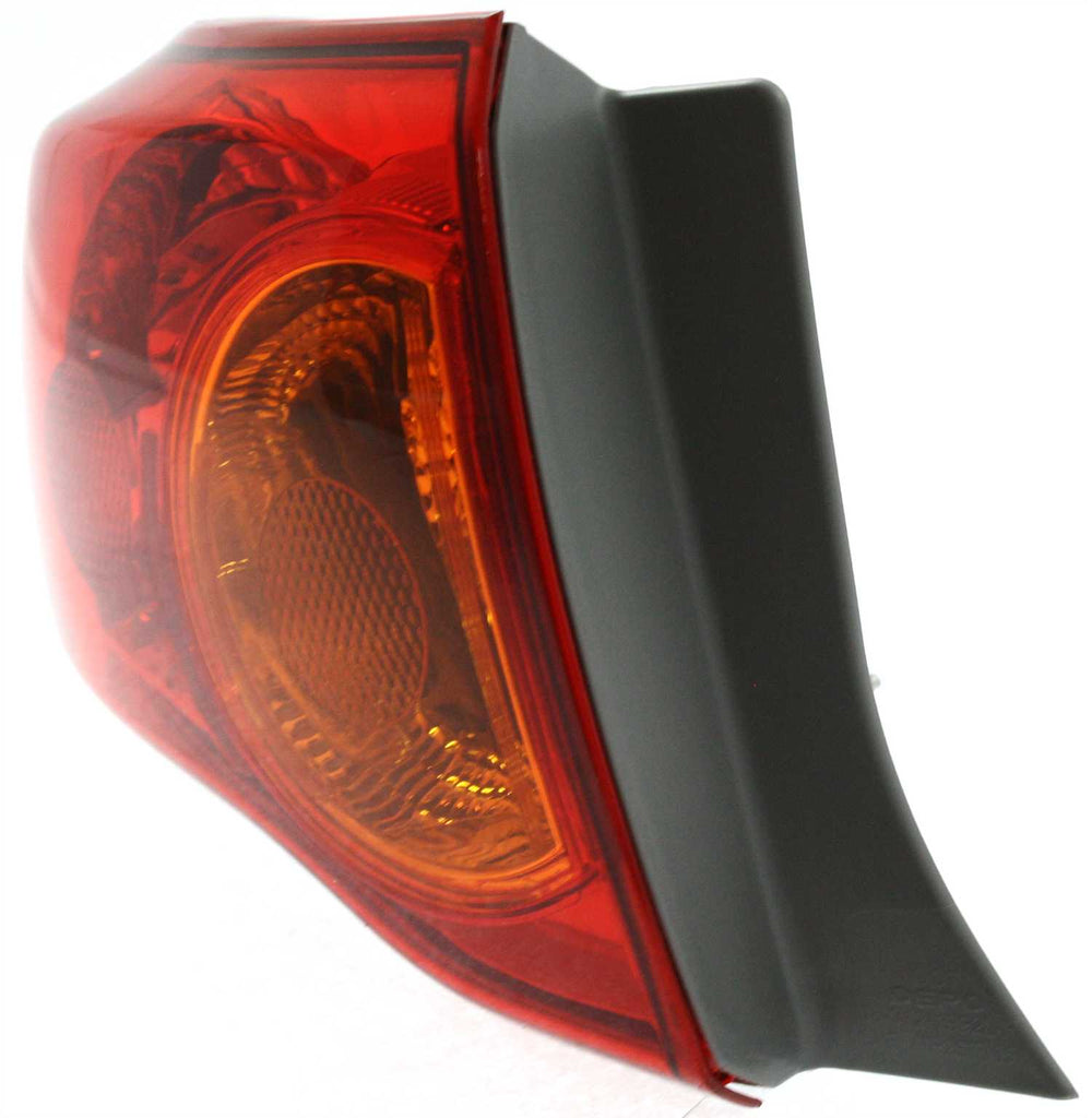 New Tail Light Direct Replacement For COROLLA 09-10 TAIL LAMP LH, Assembly, North America Built Vehicle - CAPA TO2800175C 8156002460