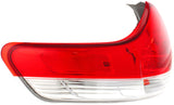 New Tail Light Direct Replacement For SIENNA 11-14 TAIL LAMP LH, Outer, Assembly, (Exc. SE Model) - CAPA TO2804107C 8156008030