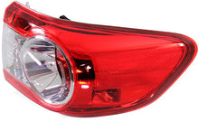 Load image into Gallery viewer, New Tail Light Direct Replacement For COROLLA 11-13 TAIL LAMP RH, Outer, Lens and Housing, Japan Built Vehicle TO2805112 8155112C10