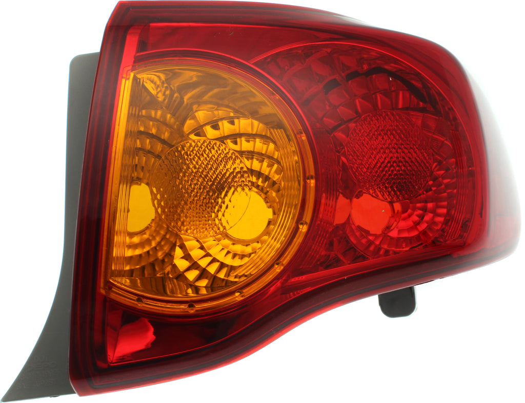 New Tail Light Direct Replacement For COROLLA 09-10 TAIL LAMP RH, Lens and Housing, Japan Built Vehicle - CAPA TO2805113C 8155112A50