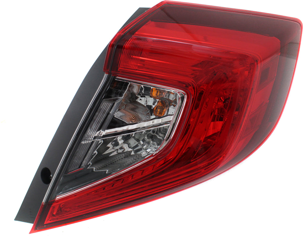 New Tail Light Direct Replacement For CIVIC 16-21 TAIL LAMP RH, Outer, Assembly, (18-20, 1.5L Turbo Eng., Japan Built Vehicle)/North America Built Vehicle, Sedan - CAPA HO2805110C 33500TBAA01