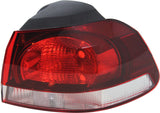 New Tail Light Direct Replacement For GOLF/GTI 10-14 TAIL LAMP RH, Outer, Lens and Housing, Halogen, Hella Brand VW2805106 5K0945096G