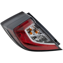 Load image into Gallery viewer, New Tail Light Direct Replacement For CIVIC 17-21 TAIL LAMP LH, Outer, On Body, Assembly, Hatchback HO2804116 33550TGGA01