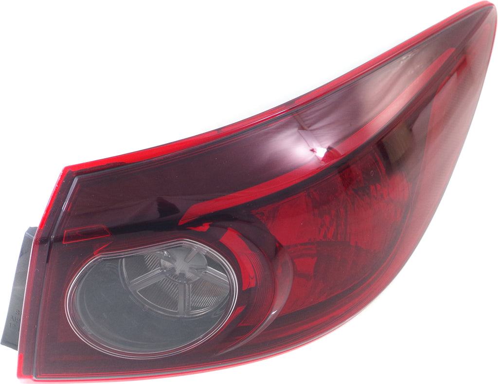 New Tail Light Direct Replacement For MAZDA 3 14-15 TAIL LAMP RH, Outer, Assembly, Bulb Type, Sedan, Mexico Built Vehicle - CAPA MA2805123C BJT151150A