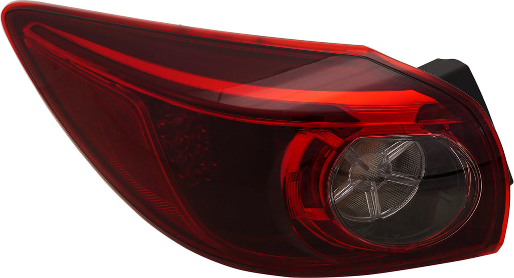 New Tail Light Direct Replacement For MAZDA 3 14-18 TAIL LAMP LH, Outer, Assembly, LED, Hatchback MA2804116 BHP251160C