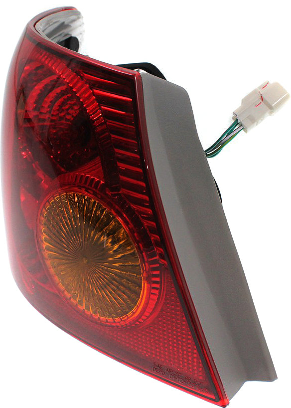 New Tail Light Direct Replacement For COROLLA 03-04 TAIL LAMP LH, Outer, Assembly TO2800144 8156002200