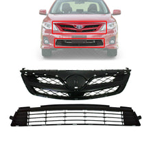 Load image into Gallery viewer, Front Upper Grille Primed &amp; Bumper Grille Textured For 2011-13 Toyota Corolla