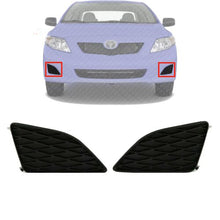 Load image into Gallery viewer, Front Fog Light Covers Primed Right &amp; Left Side For 2009-2010 Toyota Corolla