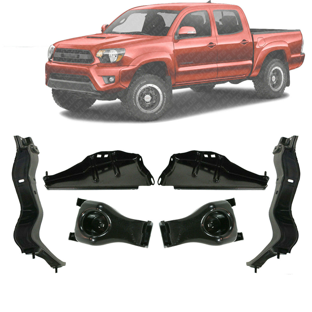 Front Bumper Outer Support Bracket Left & Right Side For 2012-2015 Toyota Tacoma