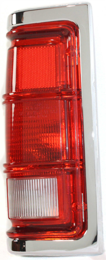 New Tail Light Direct Replacement For DODGE FULL SIZE P/U 88-93 TAIL LAMP LH, Lens and Housing, w/ Chrome Trim CH2808103 55054795