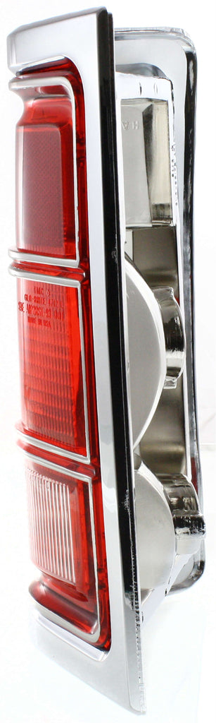 New Tail Light Direct Replacement For DODGE FULL SIZE P/U 81-87 TAIL LAMP LH, Lens and Housing, w/ Chrome Trim CH2808104 4163151