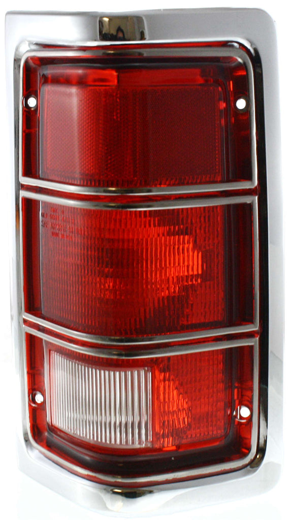 New Tail Light Direct Replacement For DODGE FULL SIZE P/U 81-87 TAIL LAMP RH, Lens and Housing, w/ Chrome Trim CH2809104 4163150