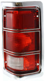 New Tail Light Direct Replacement For DODGE FULL SIZE P/U 81-87 TAIL LAMP RH, Lens and Housing, w/ Chrome Trim CH2809104 4163150