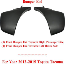 Load image into Gallery viewer, Front Bumper Ends Textured Left &amp; Right Side For 2012-2015 Toyota Tacoma