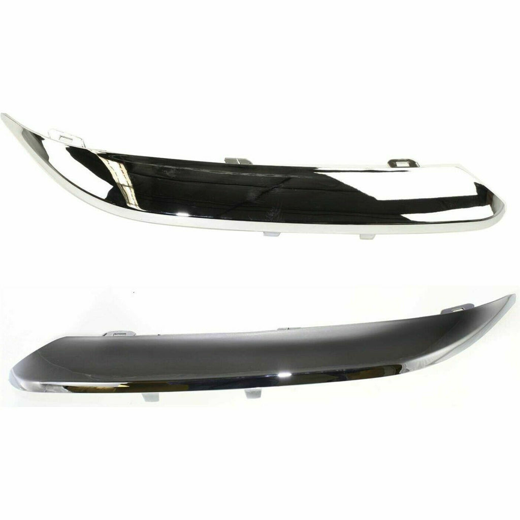 Front Bumper Molding Strip Chrome Plastic For 2005-2010 Chrysler 300