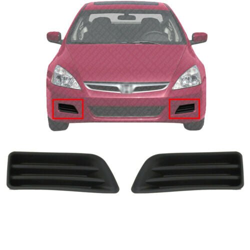 Fog Light Covers Left & Passenger Side Set of 2 For 2006 - 2007 Honda Accord Sedan - US AUTO PARTS PLUS