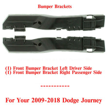Load image into Gallery viewer, Front Bumper Brackets Set Of 2 LH &amp; RH Side Plastic For 2009 - 2018 Dodge Journey - US AUTO PARTS PLUS