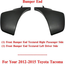 Load image into Gallery viewer, Front Bumper Ends Textured Left &amp; Right Side For 2012 - 2015 Toyota Tacoma - US AUTO PARTS PLUS