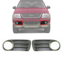 Load image into Gallery viewer, Front Fog Lamps Molding LH &amp; RH Side With Fog Light Hole For 02 - 05 Ford Explorer - US AUTO PARTS PLUS