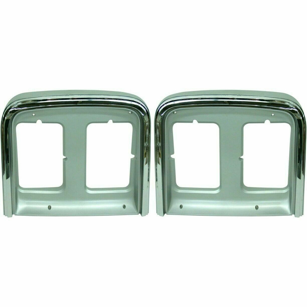 Front Head Light Bezel LH & RH Side For 1985 - 1991 GMC Chevrolet Van - US AUTO PARTS PLUS