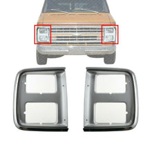 Load image into Gallery viewer, Front Head Light Bezel LH &amp; RH Side For 1985 - 1991 GMC Chevrolet Van - US AUTO PARTS PLUS