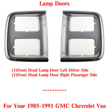 Load image into Gallery viewer, Front Head Light Bezel LH &amp; RH Side For 1985 - 1991 GMC Chevrolet Van - US AUTO PARTS PLUS
