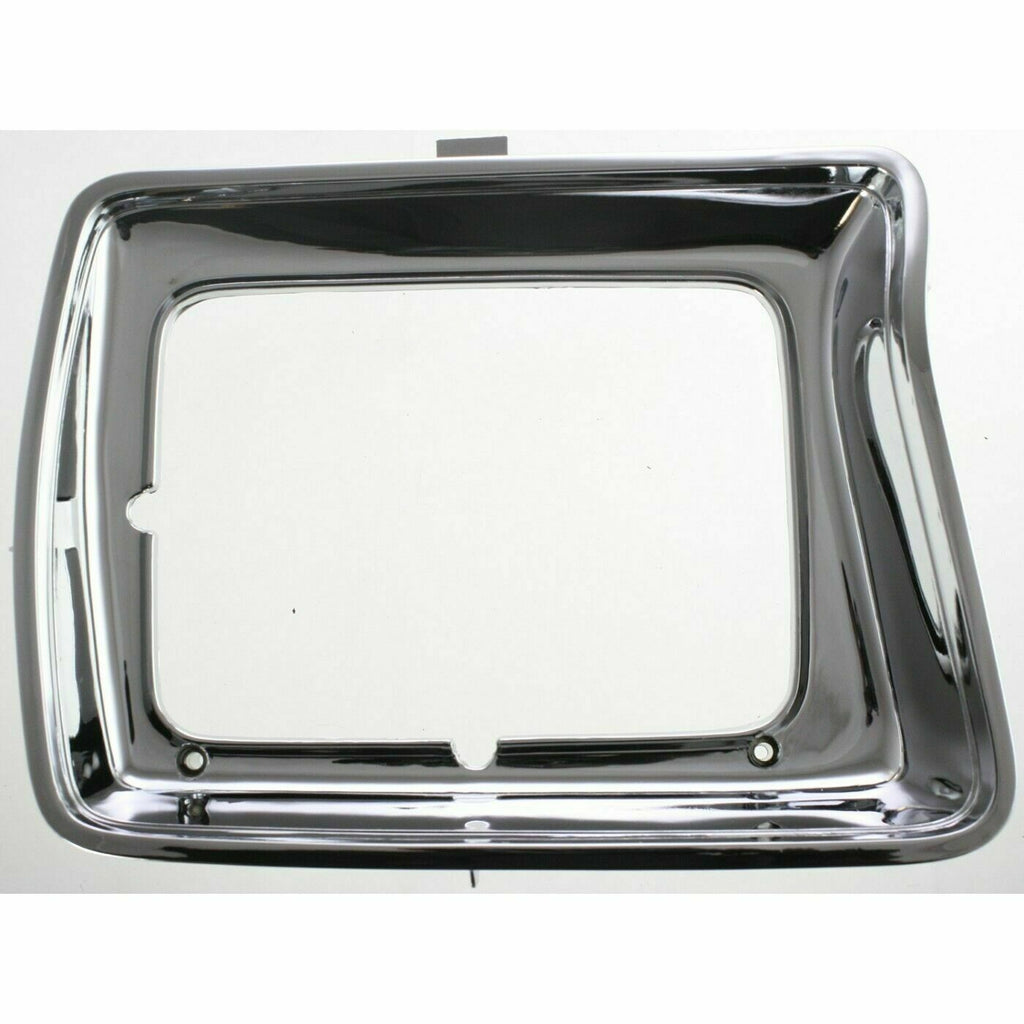 Front Headlamps Door Chrome Rectangular LH & RH Side For 1978 - 1979 Ford F - Series - US AUTO PARTS PLUS