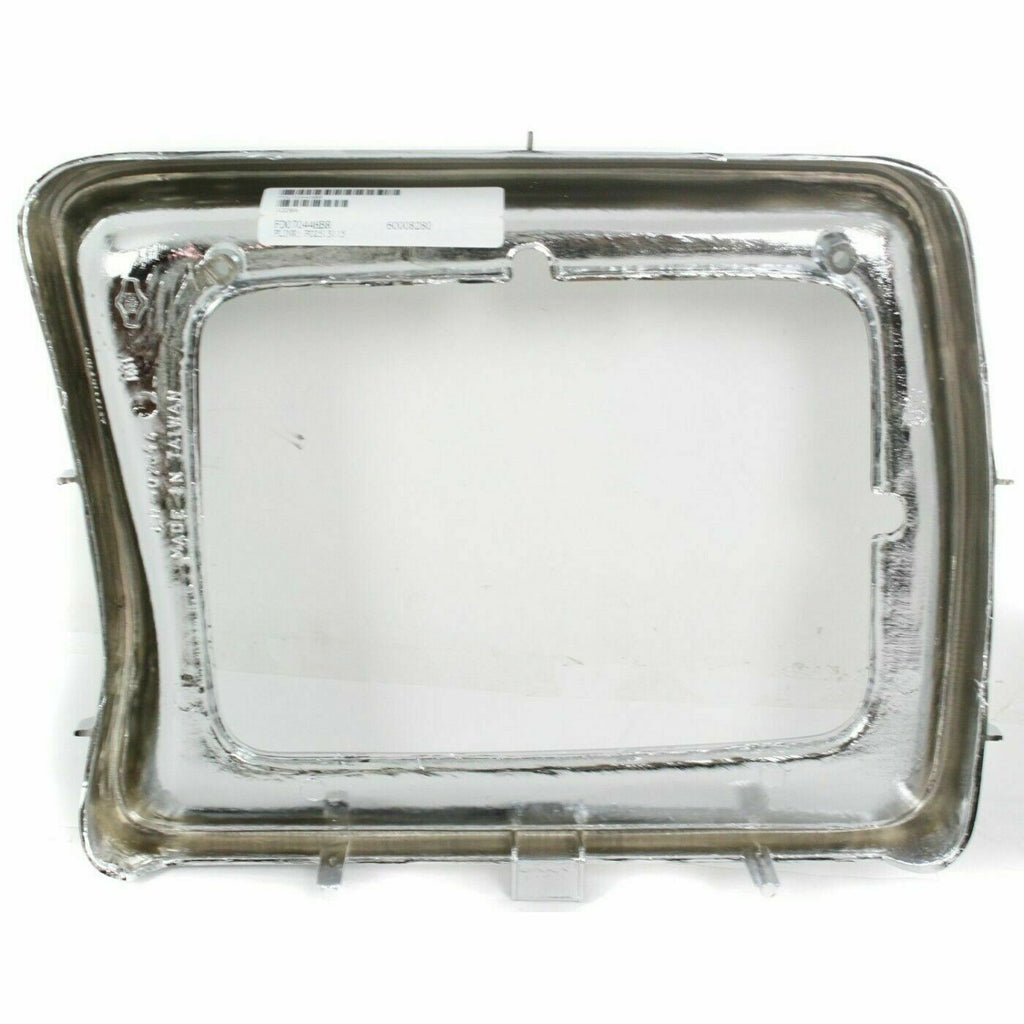 Front Headlamps Door Chrome Rectangular LH & RH Side For 1978 - 1979 Ford F - Series - US AUTO PARTS PLUS